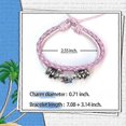 thumbnail image 3 of Pulsera con dije de Lilo y Stitch, elegante joyería de cuero con cuentas para mujeres y niñas, ideal como regalo de cumpleaños., 3 of 5