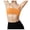 Orange, variant on Penkiiy Women Nursing Bras 2 PCS Pregnant Women's Plain Color Bra Maternity Nursing Bras Vest Tops White Bras