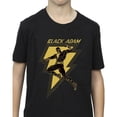 thumbnail image 3 of DC Comics T-Shirt Garçon Noir Adam avec Poitrine Dorée, 3 of 4