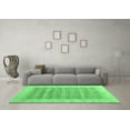 thumbnail image 3 of Ahgly Company Indoor Square Oriental Emerald Green Modern Area Rugs, 3' Square, 3 of 4