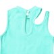thumbnail image 4 of Conjunto de camiseta sin mangas de cuello redondo, uniforme de gimnasio unisex de color sólido, sin mangas, con tirantes en los hombros y pantalones con cordones, traje de gimnasio para niñas, ropa de, 4 of 7