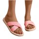 thumbnail image 2 of Zapatos de mujer Sandalias de playa de verano Zapatillas Cuerda de cáñamo de imitación Zapatos de fondo plano de viaje Wmkox8yii ytu7144, 2 of 5