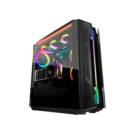 Cougar GEMINI T Gemini T Tempered Glass Mid Tower RGB LED Gaming Case with Tool-Less Side