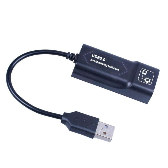 Cable adaptador USB 2.0 a red Gigabit, compatible con Gigabit de 10/100/1000 Mbps, color gris