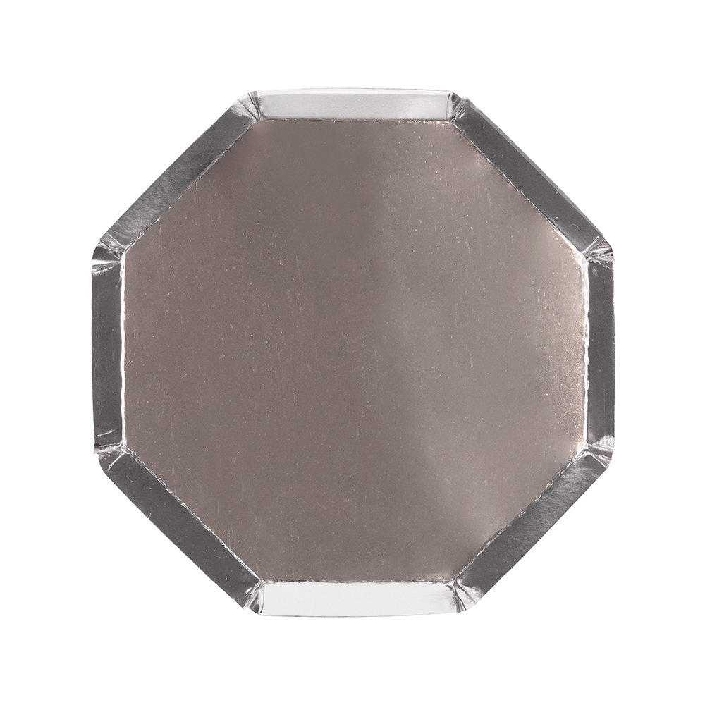 Meri Meri Silver Side Plates, 8ct
