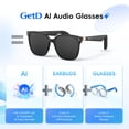 thumbnail image 2 of Gafas de Sol Bluetooth GetD con Traductor AI y Batería de 11 Horas, 2 of 9