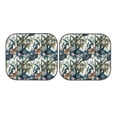thumbnail image 5 of Lsque Hawaiian Style 2 PCS Windshield Sun Shade | CarFoldable Window Covers | Car Accessories Reflect UV for Universal Cars SUV Truck | Large, 5 of 7
