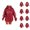 Red #7, variant on Glitter Sparkle Football Hoodies for Women Fall Winter Casual Sequins Hooded Sweatshirt with Pockets Y2K Pullover Tops