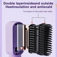 thumbnail image 2 of Fer à Lisser Portable Rechargeable par USB, Boucles, Lisse, Double Usage, Peigne Lissant pour Cheveux, 2 of 9