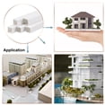 thumbnail image 5 of Uxcell 10mmx10mmx250mm White Plastic Model Tube ABS Square Tube for Model Making DIY 5 Pack, 5 of 5