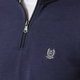 thumbnail image 3 of Chaps Men's & Big Men's Cotton Interlock Quarter Zip Mock Neck, 3 of 6