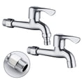 thumbnail image 3 of Outdoor Faucet Garden Mixer Brass Chrome Washing Machine Faucet Wall, 3 of 4