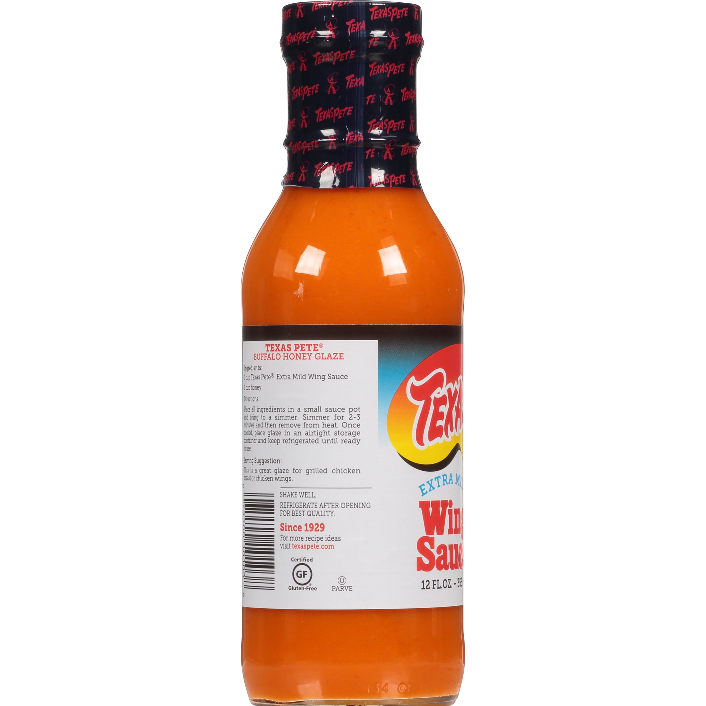 Texas Pete Extra Mild Gluten-Free Wing Sauce 12 fl oz