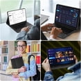 thumbnail image 3 of Touchpad Keyboard Case with Mouse & Stylus Slot for Lenovo Yoga Tab 11.1" (2025),Pink, 3 of 7