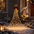 thumbnail image 5 of Christmas Magic Key Cascade Solar Yard Light Decor, Solar Garden Stake Light Display with Magic Key & Star Fountain Design, Waterproof Warm LED Cascading Light for Patio Garden Lawn Yard Decorations, 5 of 5