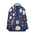 thumbnail image 3 of Ergonomic Backpack for College Students - Waterproof Bag with Player-Inspired Prints, 3 of 5