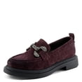 thumbnail image 2 of PATRIZIA Women's Marlen Velvet Loafers with Metal Ornamentation, Crystal Details, and Comfortable Fit, 2 of 9