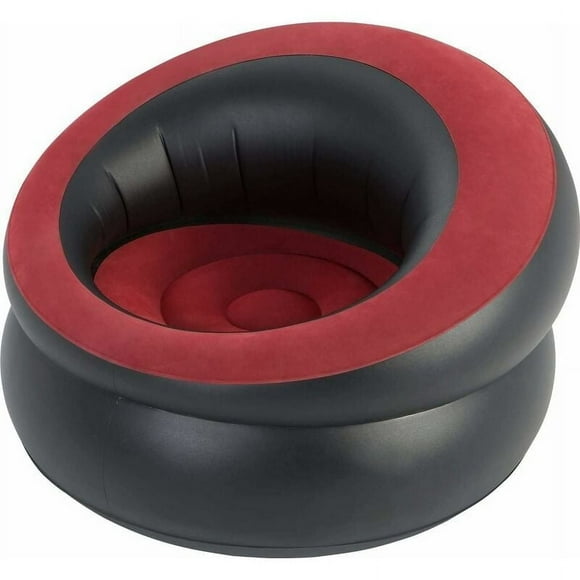 Eco Friendly Inflatable Couch, Portable Lazy Flocking Recliner Chair For Indoor Livingroom Gaming, Outdoor Travel Camping (Effortless Setup)