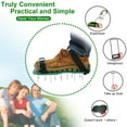 thumbnail image 2 of Chaussures à Crampons pour Aérateur de Pelouse de Jardin, Brides, Sandales d'Aération, Sol de Pelouse, Entretien de Jardin et de Cour, 2 of 6