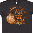 thumbnail image 4 of Inktastic I Love Fall Most of All Colorful Autumn Leaves T-Shirt, 4 of 5