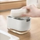 thumbnail image 5 of Cepillo de limpieza de caja de jabón, paño de fregar, espátula automática de plástico, limpiador de caja de jabón, para cocina, fácil de usar, resistente, para cocina moderna, espátula de, 5 of 8