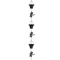 thumbnail image 5 of Rain Chains Gutter Downspout Substitution Decorative Zinc Plated Iron Cup Design for Roofs Gardens Patios, 5 of 9