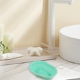 thumbnail image 4 of Cepillo de maquillaje de silicona Alfombrilla de limpieza Herramientas cosméticas Almohadilla de lavado Esponja portátil Aplicadores de delineador Tazón de lavado Baño Verde Inevent HA059142-02, 4 of 7