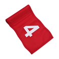 thumbnail image 3 of relayinert Sturdy Nylon Large Numbered Golf Flags Tube Inserted Provides Stability On Windy Days During Golf Games Red No.4, 3 of 6