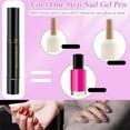 thumbnail image 3 of 6Pcs Nail Polish Pen Set, 3 In 1 Nail Gel Pens Kit, Nude Natural Color Builder Base, Quick Dry Long Lasting Gel Polish, Beginner Friendly Nail Art Pen Set, 3 of 9