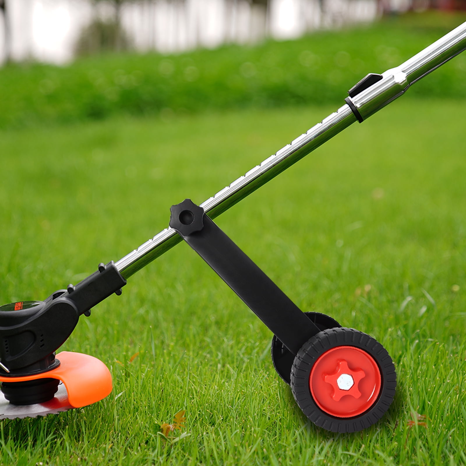 Strong Lawn Mower Replacement Part with Triangular Support, 15.43lb Capacity, Relieves Pressure for Easier Mowing, Easy to Carry & Store