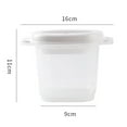 thumbnail image 3 of Rice Container Rice Container Microwave Rice Cooker Plastic Microwave Pressure Cooker with Locking Lid Instant Fast Cookware for Cooking Steaming Yellow Mini Rice Cooker Mini Rice Cooker, 3 of 9