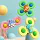 thumbnail image 1 of Suction Cup Spinning Toy Set Rotating Educational Toy Smooths Spinners Bath And Table Funs Safe ABS Material, 1 of 6