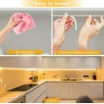 thumbnail image 4 of OGEDNAC Under Cabinet Lighting kit, LED Strip Lights with Remote, Dimmable Under Cabinet Lights for Kitchen Cabinet, Counter, TV Back, Showcase 2700K-6500K Warm to Daylight White, 16.4ft, 4 of 9
