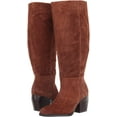 thumbnail image 2 of Naturalizer Women's Fae Knee High Boot Saddle Tan Suede Wide Calf 9M, 2 of 5