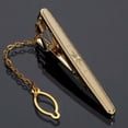 thumbnail image 3 of RSAMD Men Metal Simple Necktie Buckle Gold Color Tie Bar Clasp Clip Clamp Ties Pjo-A16, 3 of 9