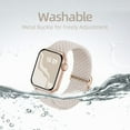 thumbnail image 2 of Recoppa Braided Stretchy Band Compatible with Apple Watch Bands for Women 40mm 38mm 41mm 42mm 44mm 45mm, Soft Adjustable Nylon Strap Solo Loop Wristband for iWatch Series 8 7 6 5 4 3 2 1 SE Ultra 2, 2 of 7