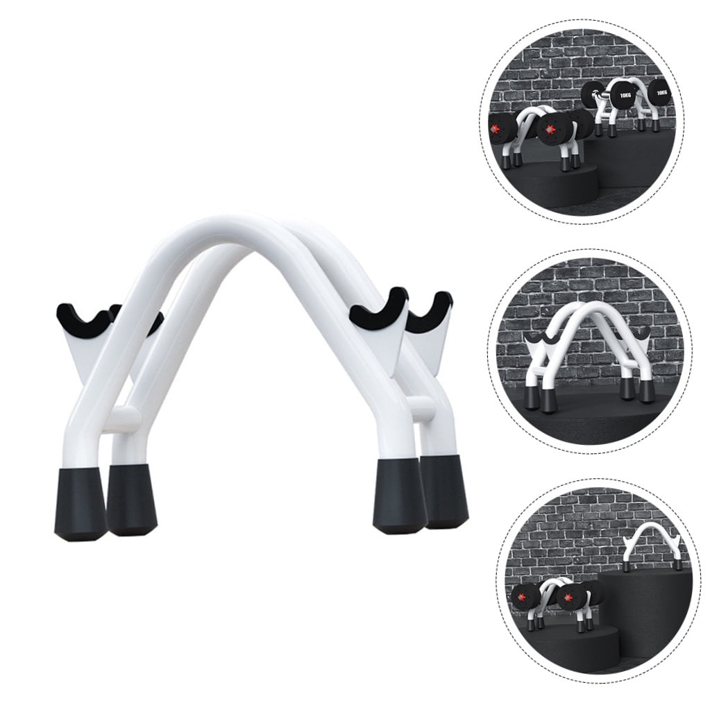 BESTOYARD Household Dumbbell Rack White Wear Resistant Storage Stand for Home Workout Equipment