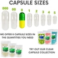 thumbnail image 4 of XPRS Nutra Size 0 Empty Capsules - 500 Count Colored Empty Gelatin Capsules - Capsules Express Empty Pill Capsules - DIY Supplement Capsule - Color Gel Caps Pills (Green and Yellow), 4 of 7