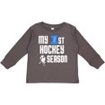 thumbnail image 3 of Inktastic my 1st hockey season Boys Long Sleeve Toddler T-Shirt, 3 of 5