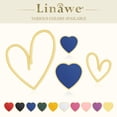 thumbnail image 6 of Linawe Blue Mismatched Heart Earrings for Women Trendy, Gold Stud Earring Sets, Hypoallergenic Titanium Stainless Steel Cartilage Earring, Gift Anniversary Valentines Day Birthday, 6 of 6