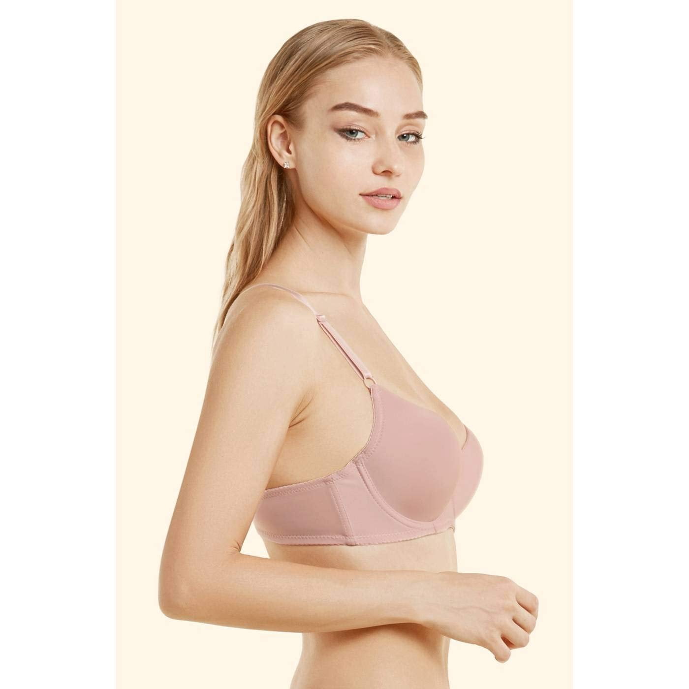 Mamia Women's Basic Lace/Plain Lace Bras Pack of 6- Various Styles 75, 36C
