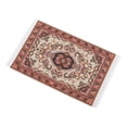 thumbnail image 1 of Miniature Dollhouse Carpet, Rich Colors Exquisite Pattern, Decor for Living Room and Bedroom with Silk Thread Material, 1 of 7