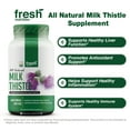 thumbnail image 4 of Fresh Nutrition Organic Milk Thistle Supplement 2000mg (Silymarin) 120 Capsules, 4 of 9