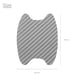 thumbnail image 2 of Película de manija de puerta de coche impermeable de fibra de carbono Universal, pegatinas duraderas para coche, Protector de manija de coche, Herramientas de reparación de automóviles Plata Speravity VI012532-02, 2 of 5