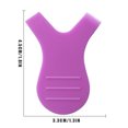 thumbnail image 2 of 10pcs/bag Eyelash Brushes Plastic Eyelash Lifting Perm Comb Y Comb Makeup Eyelash Shape Portable Makeup Tools, Purple Red, 2 of 8