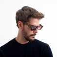 thumbnail image 4 of Baroc Lentes de sol Small Frame Print Rectangulares Unisex UV400 Acetato Carey, 4 of 5