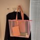thumbnail image 4 of Bolsa De Hombro Bolso de hombro para mujer Bolso de verano de PVC de moda de gran capacidad con monedero (rosa) Likrtyny Para Estrenar, 4 of 6