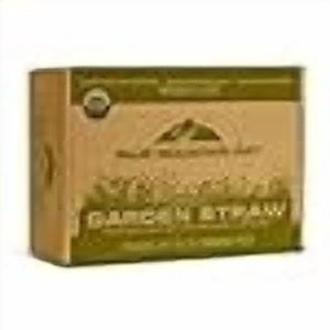 Blue Mountain Hay Organic Garden Straw (5 lb) - Natural Mulch for Gardening, Flower Beds & Landscaping, New Lawn Grass Seeding, Compost, Raised Garden Bed, Cat Grass & Grass Seed
