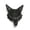 Obsidian, variant on Wolf Head Pendant Natural Crystal Healing Quartz Stone Carved DIY Necklace Decor