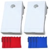 Driveway Games All Weather Corntoss Bean Bag Cornhole Game, White